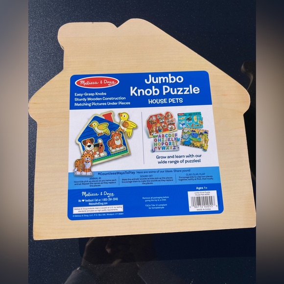 Melissa & Doug Jumbo knob Puzzle Set - Picture 7 of 8